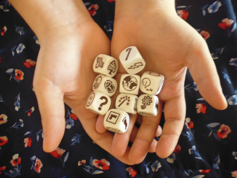 Story Cubes - rzucanie kostkami